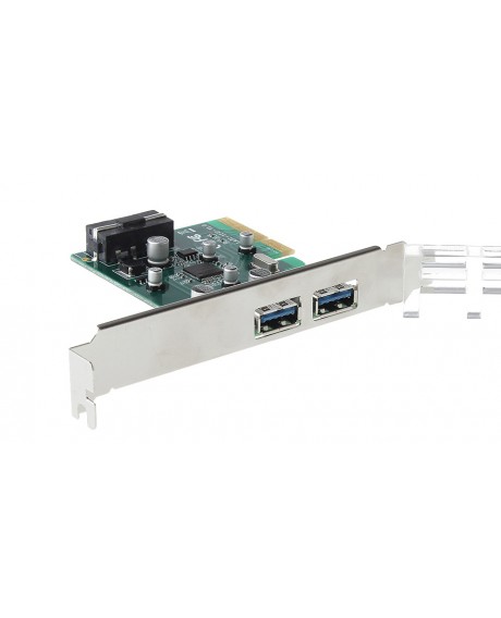 U3-247 PCIe 4X to Dual USB 3.1 Ports PCBA Converter Adapter Board
