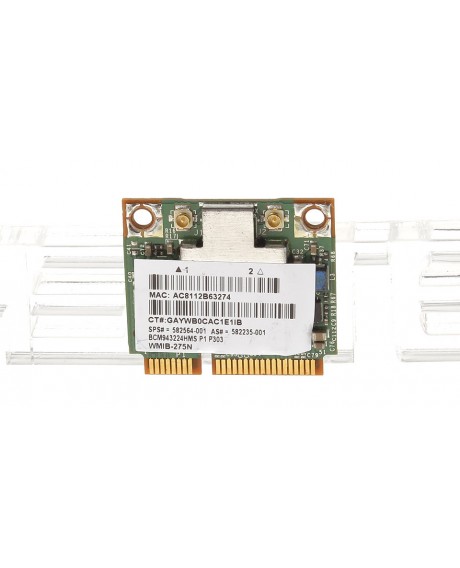 As-Is HP Broadcom BCM943224HMS Wireless Half Mini PCIe Card