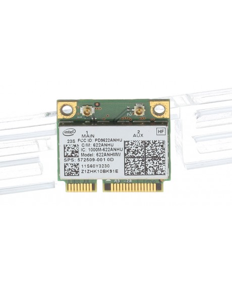 Intel Centrino Advanced-N 6200 622ANHMW Wireless Half Mini PCIe Card