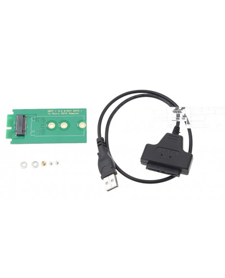SA-019 USB 2.0 to 1.8" Micro SATA to PCI-E MSATA SSD Converter Adapter Board