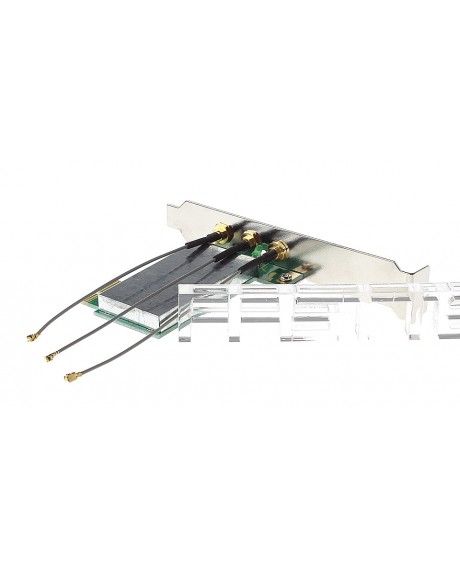 WLAN Mini PCI-E to PCI-E Wireless Adapter w/ 3 Antennas