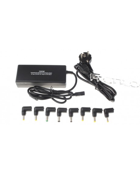 100W 10A Universal AC Power Adapter for Laptop w/ Eight Adapters