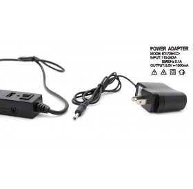 7-Port USB 2.0 Hub w/ AC Power Charger (Black)