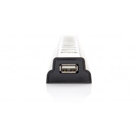 Powered USB 2.0 Hi-Speed 10-Port Hub (Black)