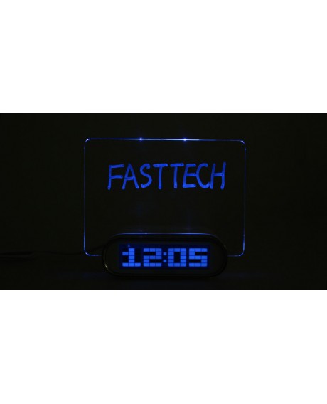 HIGHSTAR HSD1141C LCD Screen Digital Alarm Clock