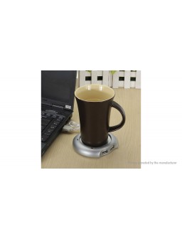 4-Port USB Hub+Coffee Tea Beverage Cup Mug Warmer Heater